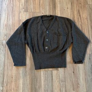 JPG Gray V-Neck Sweater